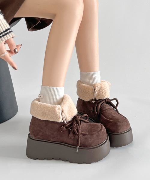 Shoes in Closet ブーツ 「初回予約完売カラー受付開始」厚底