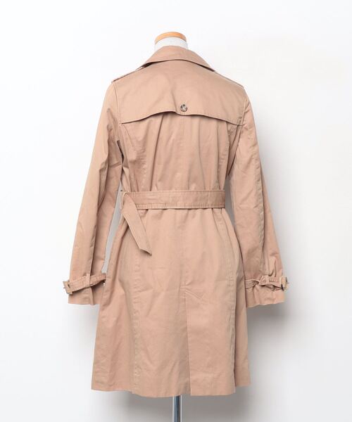 「ADAM ET ROPE'」 トレンチコート 38 ベージュ レディース_画像2