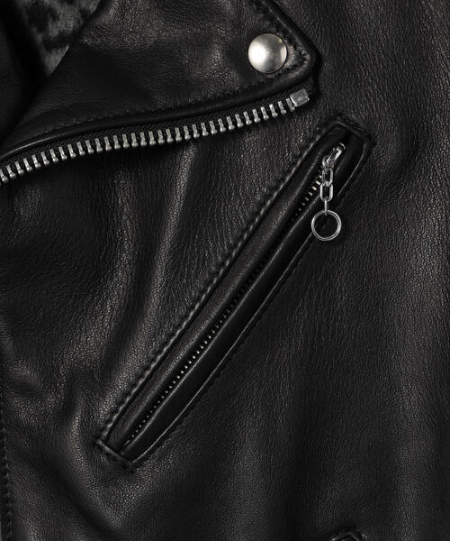 Schott N.Y.C（ショット） 「schott」 レザーブルゾン 38 ブラック