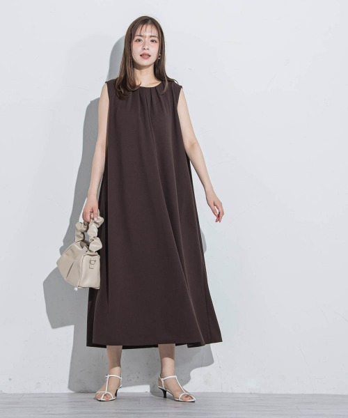 「VICKY」 ノースリーブワンピース M ホワイト レディース_画像8