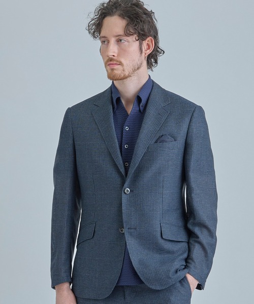 ジャケット テーラードジャケット 「ACTIVE TAILOR」カラミメッシュストレッチジャケット「軽量/通気性/ストレッチ」 メンズの画像