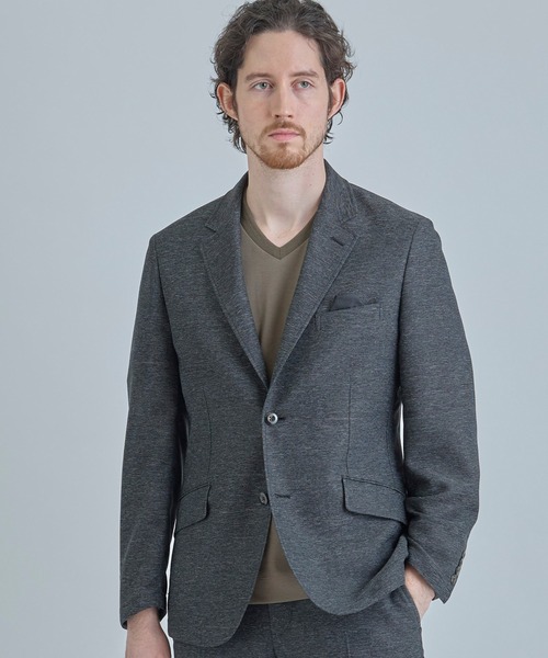 ジャケット テーラードジャケット 「ACTIVE TAILOR」カラミメッシュストレッチジャケット「軽量/通気性/ストレッチ」 メンズの画像