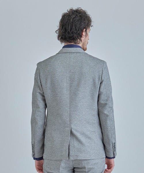 ジャケット テーラードジャケット 「ACTIVE TAILOR」カラミメッシュストレッチジャケット「軽量/通気性/ストレッチ」 メンズの画像