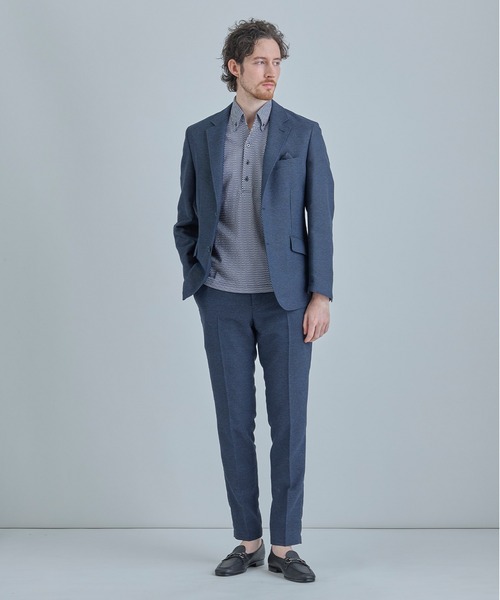 ジャケット テーラードジャケット 「ACTIVE TAILOR」カラミメッシュストレッチジャケット「軽量/通気性/ストレッチ」 メンズの画像