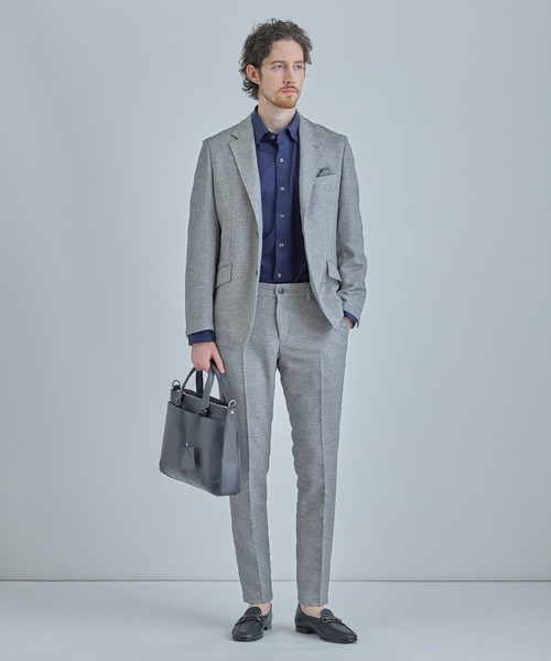ジャケット テーラードジャケット 「ACTIVE TAILOR」カラミメッシュストレッチジャケット「軽量/通気性/ストレッチ」 メンズの画像