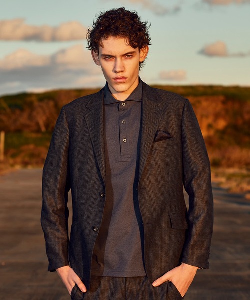 ジャケット テーラードジャケット 「ACTIVE TAILOR」カラミメッシュストレッチジャケット「軽量/通気性/ストレッチ」 メンズの画像