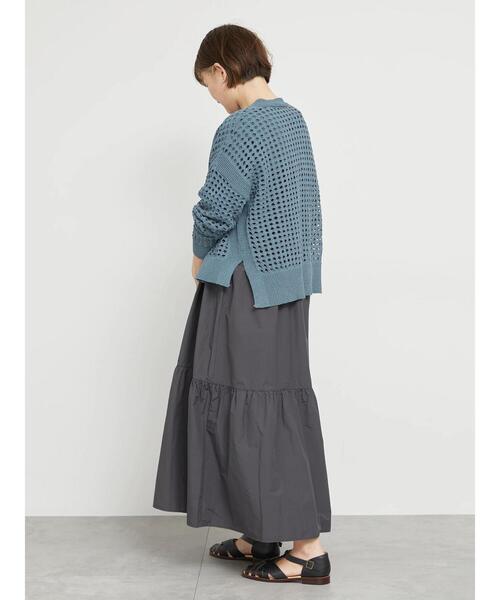 「sm2rhythm」 ニットカーディガン F ブルー レディース_画像8