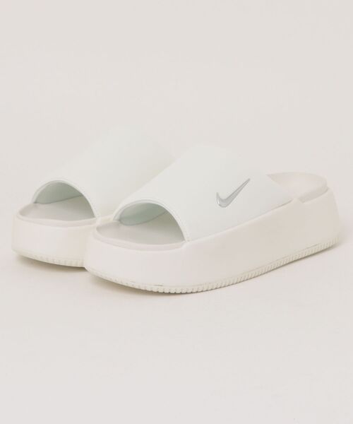 NIKE サンダル　26センチ NIKE（ナイキ） フラットサンダル 26 クリーム レディース : ZOZOTOWN