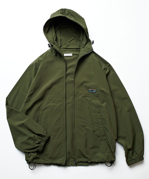 「FREAK'S STORE」 ナイロンブルゾン LARGE オリーブ メンズ_画像9