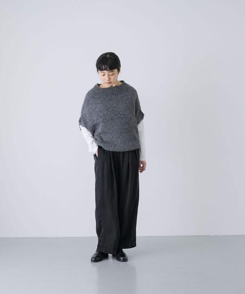 かぐれ　キュプラレーヨンドットパンツ 72ce016-46972-01b.jpg