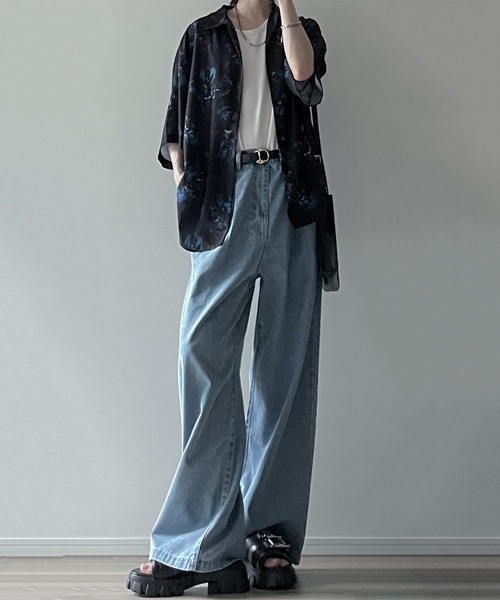 「cussil」 スラックス L グレー メンズ_画像3