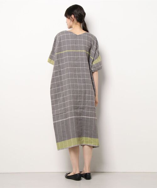 「nop de nod」 半袖ワンピース 3 ブラック レディース_画像3