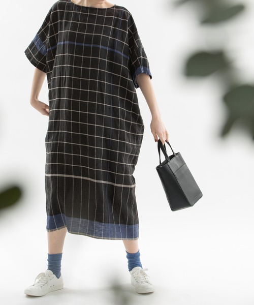 「nop de nod」 半袖ワンピース 3 ブラック レディース_画像5