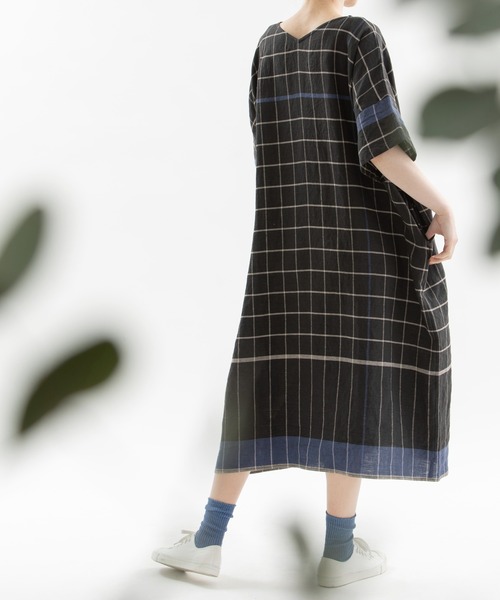 「nop de nod」 半袖ワンピース 3 ブラック レディース_画像7