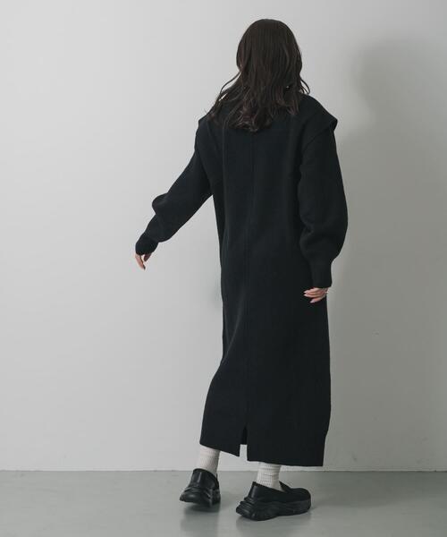 SENSE OF PLACE by URBAN RESEARCH ワンピース ショルダータックニット