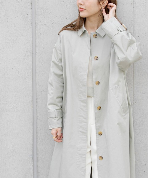 URBAN RESEARCH Sonny Label ステンカラーコート FREE ネイビー