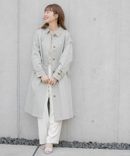 URBAN RESEARCH Sonny Label ステンカラーコート FREE ネイビー