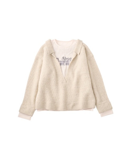 Knuth Marf（クヌースマーフ） ニット セーター docking loose knit