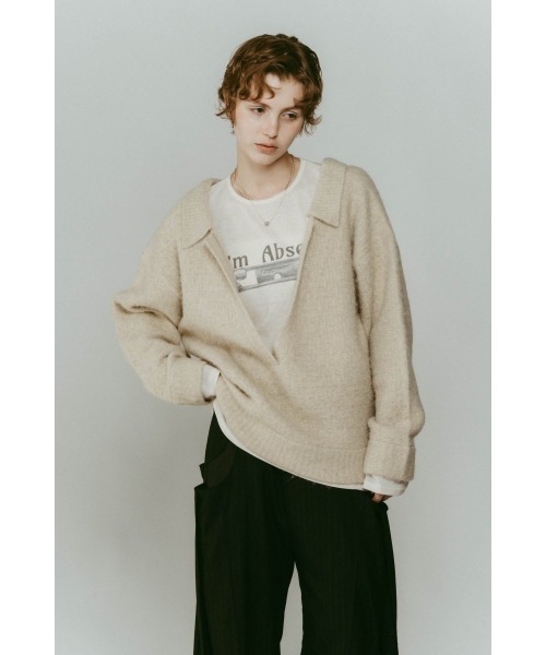 Knuth Marf（クヌースマーフ） ニット セーター docking loose knit