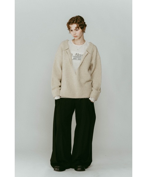 Knuth Marf（クヌースマーフ） ニット セーター docking loose knit