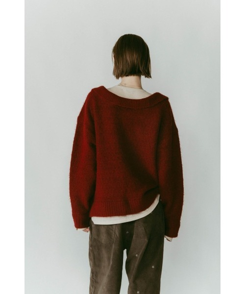 Knuth Marf（クヌースマーフ） ニット セーター docking loose knit