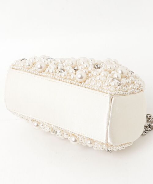 「UNIVERVAL MUSE」 ビジューハンドバッグ - ベージュ レディース_画像3