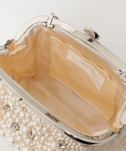 「UNIVERVAL MUSE」 ビジューハンドバッグ - ベージュ レディース_画像4