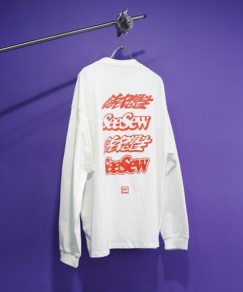 SeeSew tシャツ 「UNISEX」LADY HAND LS TEE/レディハンドロンT メンズ