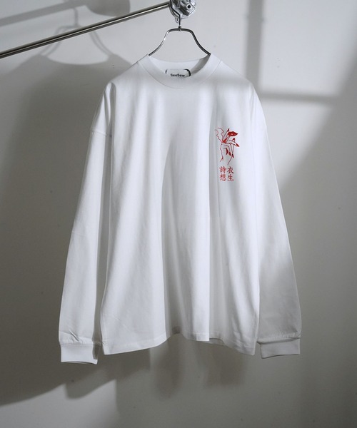 SeeSew tシャツ 「UNISEX」LADY HAND LS TEE/レディハンドロンT メンズ
