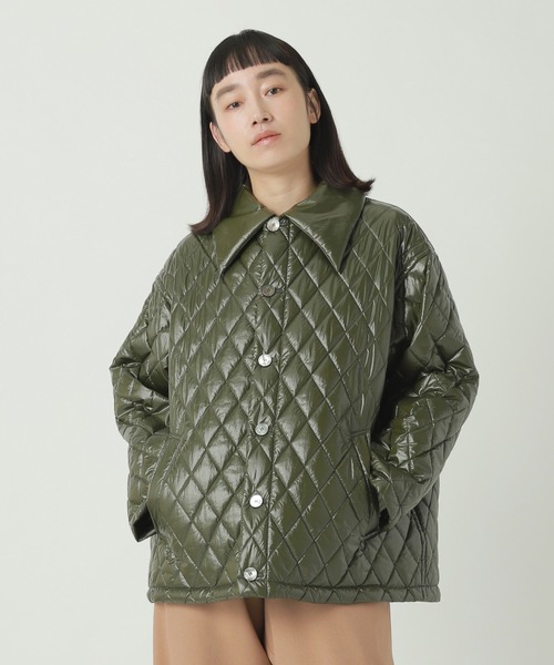 ZUCCa（ズッカ） ブルゾン アウター GLOSSY QUILT COAT / ブルゾン / P