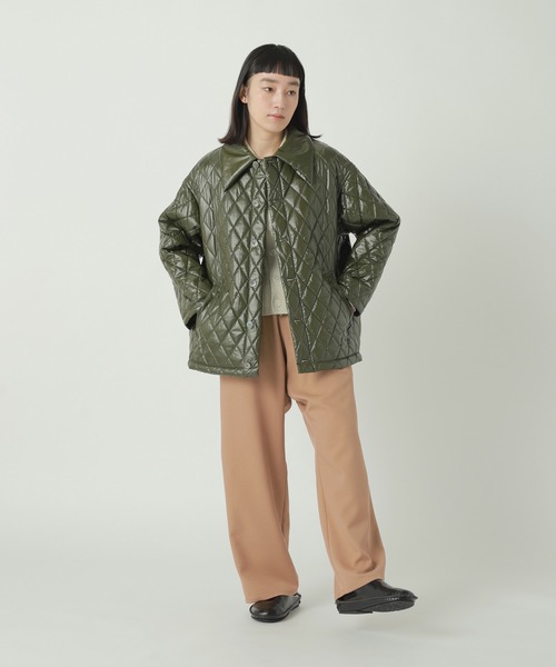 ZUCCa（ズッカ） ブルゾン アウター GLOSSY QUILT COAT / ブルゾン / P