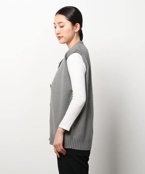 BEAUTY&YOUTH グレー ニットベスト BEAUTY＆YOUTH UNITED ARROWS ニットベスト FREE グレー レディース