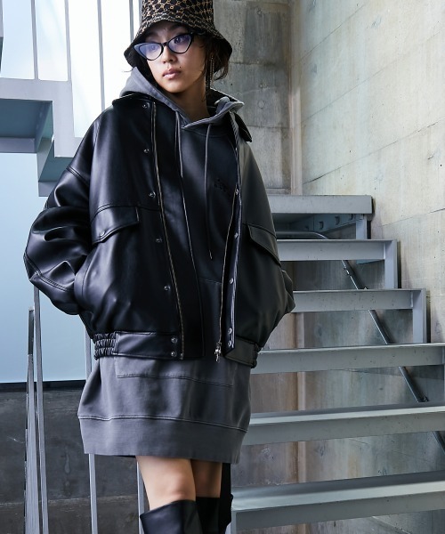 「GEVS.」 「SMILELAND」プルオーバーパーカー L ピンク レディース_画像7