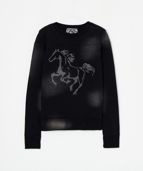 BEEDEN tシャツ HORSE PRINT USED LIKE TOPS レディース : ZOZOTOWN