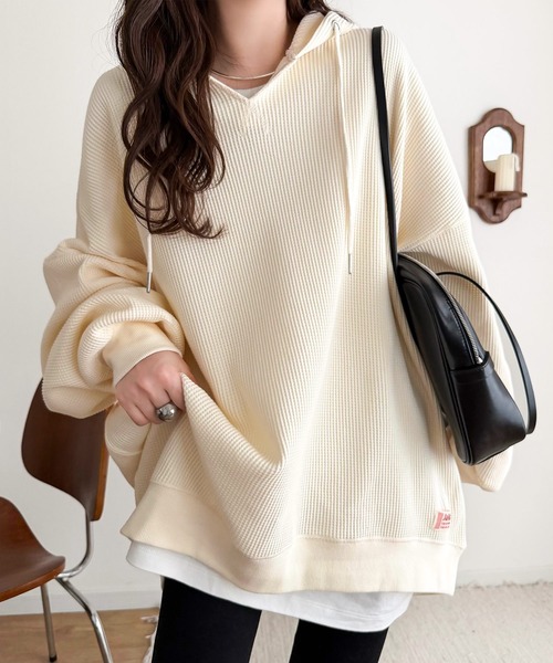 Areeam(アリーム) 24SS キャラクター コラボ  ワッフルパーカー Areeam(アリーム) 24SS キャラクター コラボ ワッフルパーカーの通販