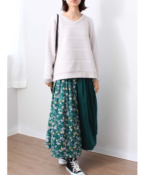 「MB mint breeze」 長袖カットソー M ネイビー レディース_画像6