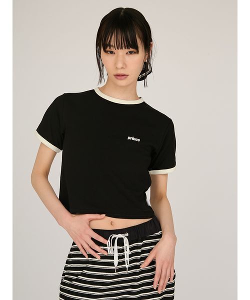 「emmi」 半袖Tシャツ F ブラック レディース_画像5