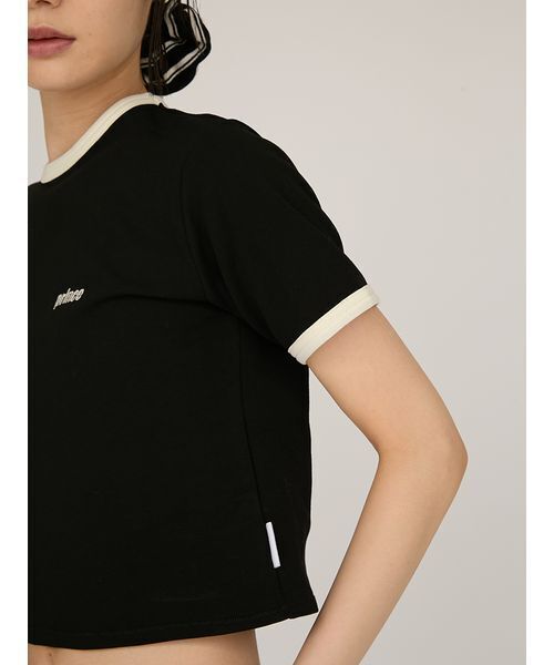 「emmi」 半袖Tシャツ F ブラック レディース_画像7