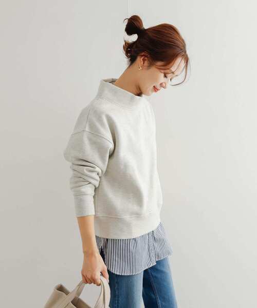 「URBAN RESEARCH DOORS」 スウェットカットソー MEDIUM グレー レディース_画像3