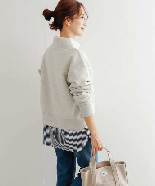 「URBAN RESEARCH DOORS」 スウェットカットソー MEDIUM グレー レディース_画像4