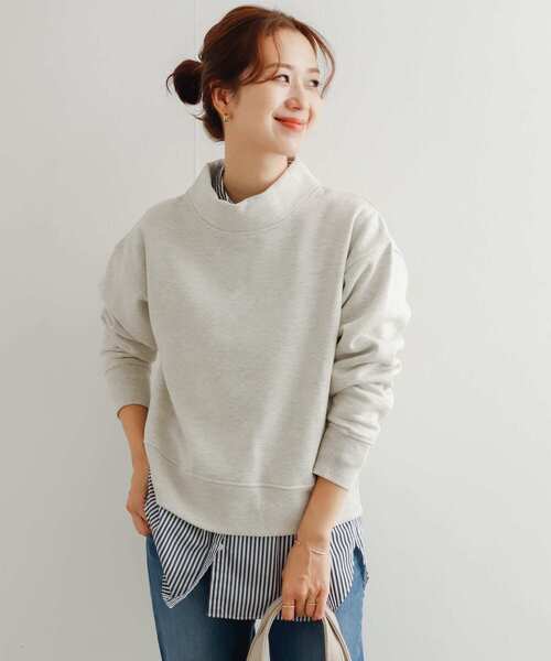 「URBAN RESEARCH DOORS」 スウェットカットソー MEDIUM グレー レディース_画像8