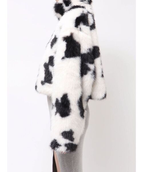 GYDA（ジェイダ） ブルゾン アウター 「WEB限定」COW PATTERN フェイク