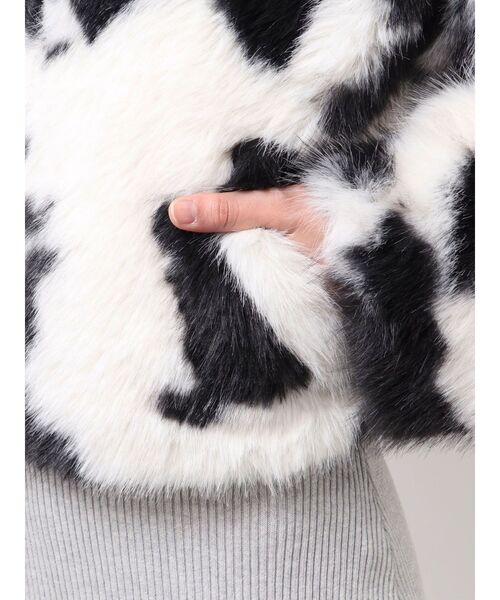 GYDA（ジェイダ） ブルゾン アウター 「WEB限定」COW PATTERN フェイク