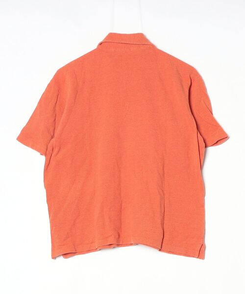 BEAMS F（ビームスF） 半袖ポロシャツ「Valdoglioコラボ」 L オレンジ