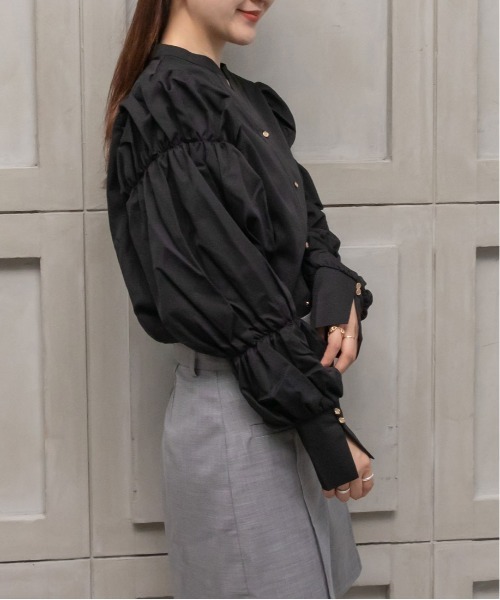 「RANDA」 長袖ブラウス FREE ベージュ レディース_画像7