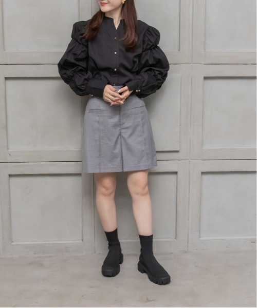 「RANDA」 長袖ブラウス FREE ベージュ レディース_画像8