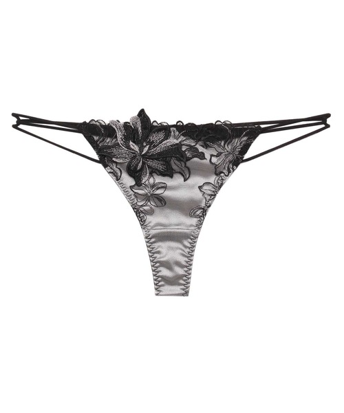 Ravijour★レースブラショーツ★フルバックパンツ下着★黒刺繍ラヴィジュール Ravijour - Ravijour☆レースブラショーツ☆フルバックパンツ下着☆黒