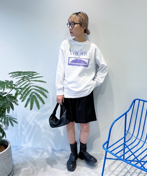 「feepur」 スウェットカットソー MEDIUM オフホワイト レディース_画像4