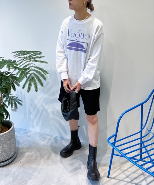 「feepur」 スウェットカットソー MEDIUM オフホワイト レディース_画像6