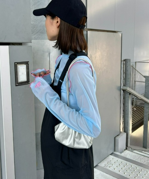 「HELLO.SANFRANCISCO」 長袖カットソー ONE SIZE サックスブルー レディース_画像5